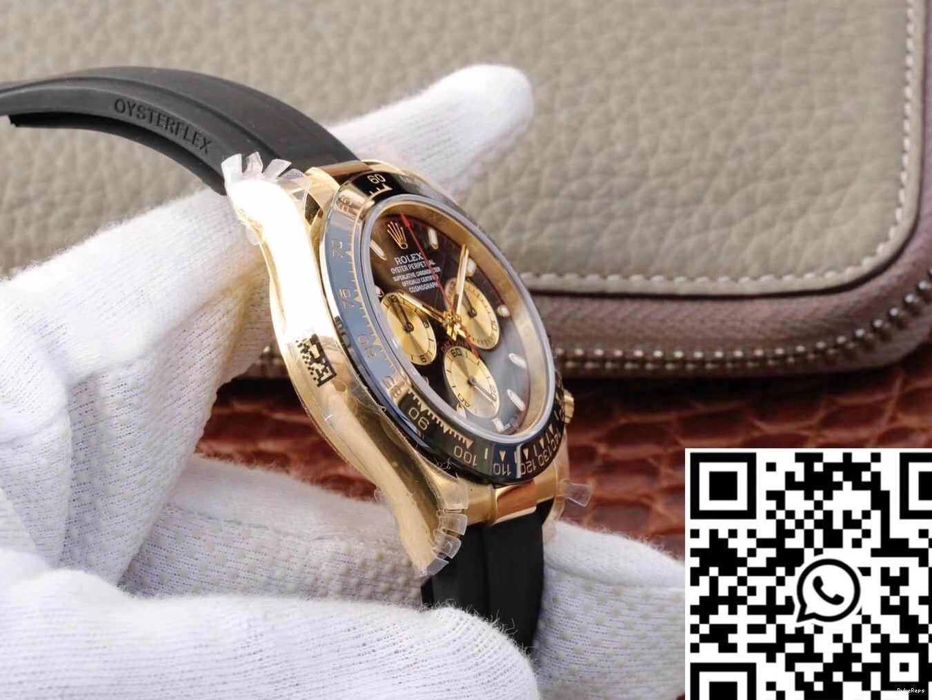 Black Daytona Rolex M116518ln-0047 Factory JH Cosmograph Dial 1112